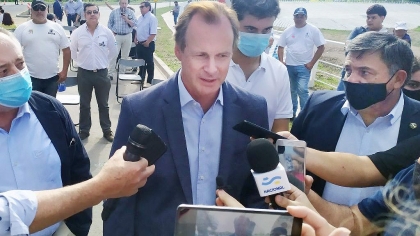 Gustavo Bordet: Cuando Nación tenía que poner el dinero, Macri paralizó la obra