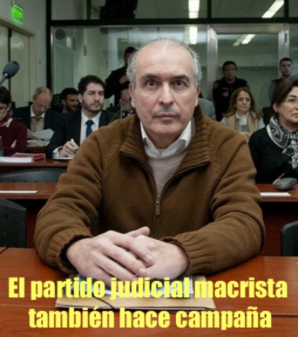 El partido judicial macrista también hace campaña