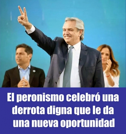 El peronismo celebró una derrota digna que le da una nueva oportunidad
