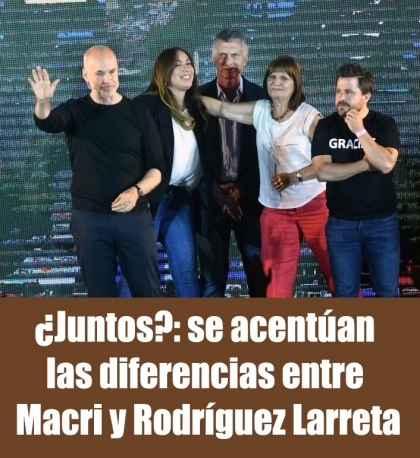 ¿Juntos?: se acentúan las diferencias entre Macri y Rodríguez Larreta