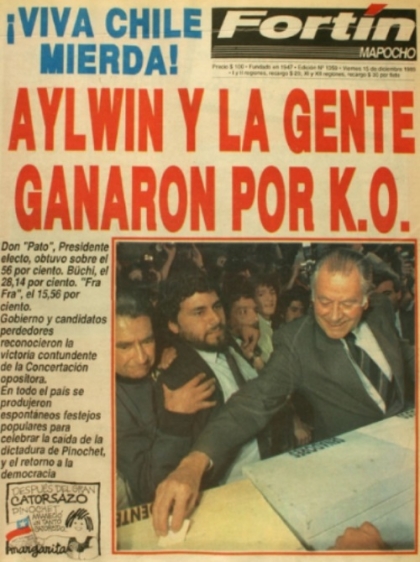 Chile regresa a la democracia con el triunfo de Aylwin