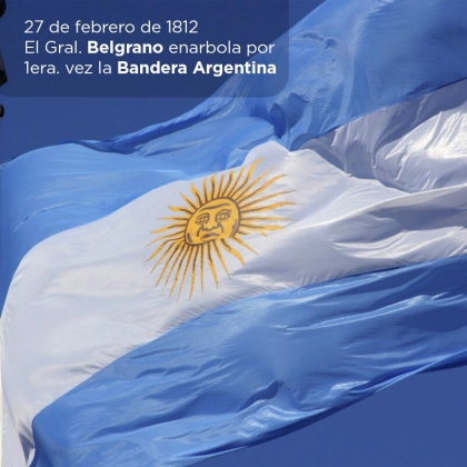 Azul y Blanca es la bandera de la Patria mía