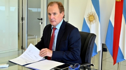 Gustavo Bordet apuntó a la responsabilidad para solucionar la deuda tan irresponsable que dejó Macri