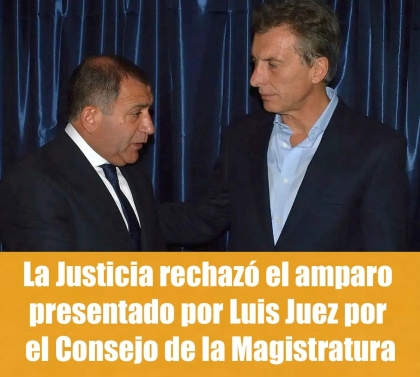 La Justicia rechazó el amparo presentado por Luis Juez por el Consejo de la Magistratura