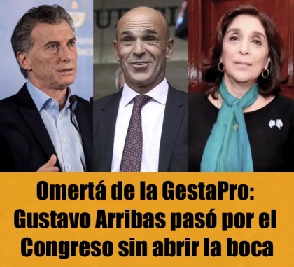 Omertá de la GestaPro: Gustavo Arribas pasó por el Congreso sin abrir la boca