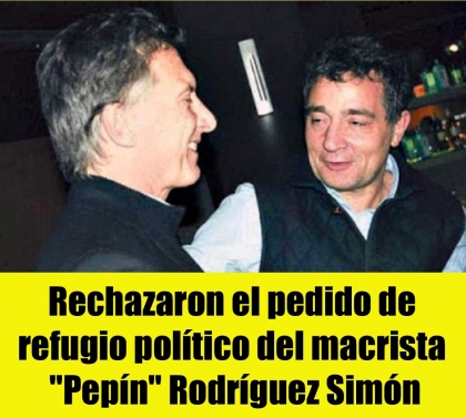 Rechazaron el pedido de refugio político del prófugo macrista 