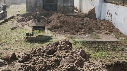 Vuelos de la muerte: hallan restos óseos en un sector del cementerio de Ibicuy