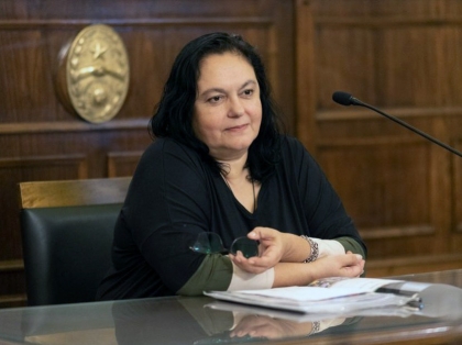 Susana Cogno expuso en Senadores por la presentación de su pliego como Vocal en el CGE