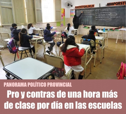 Pro y contras de una hora más de clase por día en las escuelas