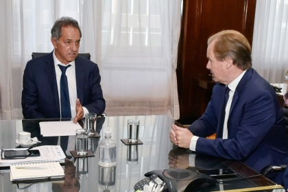 Gustavo Bordet y Daniel Scioli acordaron potenciar las exportaciones de Entre Ríos a Brasil