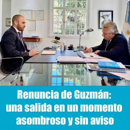 Renuncia de Guzmán: una salida en un momento asombroso y sin aviso