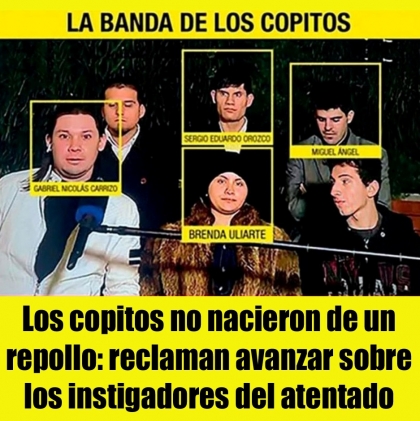 Los copitos no nacieron de un repollo: reclaman avanzar sobre los instigadores del atentado