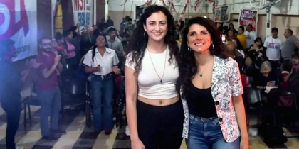 Con Celeste Fierro, candidata a presidenta del MST, hubo un encuentro en Paraná