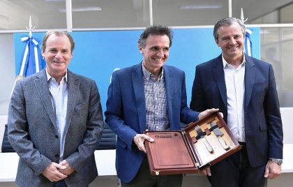Gustavo Bordet avanzó con Katopodis en gestiones de importantes obras para Entre Ríos 