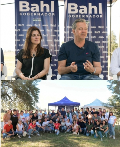 Jóvenes en Crespo compartieron sus ideas con Adán Bahl y Claudia Monjo