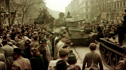 Los tanques de la Unión Soviética aplastan la Revolución en Hungría