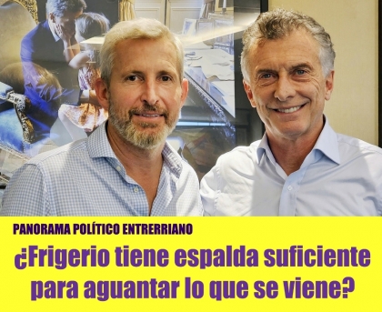 ¿Frigerio tiene espalda suficiente para aguantar lo que se viene?