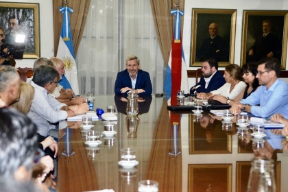 Alarmante: Frigerio y los gremios coincidieron en que el panorama es similar a 2001