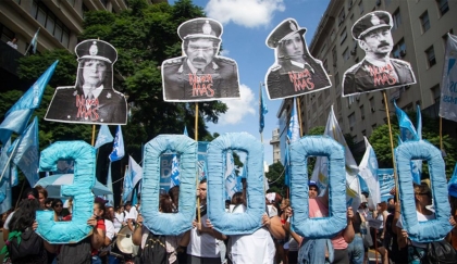 Multitud unida por la memoria activa y un coro: Milei y Villarruel basuras, son la dictadura
