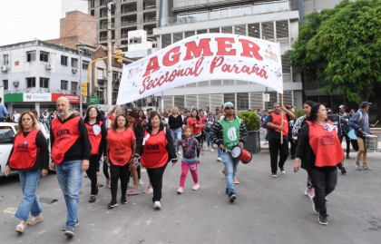 AGMER destacó el altísimo acatamiento al paro en toda la provincia