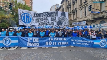El movimiento obrero copó las calles y no se olvidó ni de Milei ni de los diputados traidores 