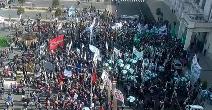 Paro General: sindicatos y organizaciones sociales se movilizaron en Paraná