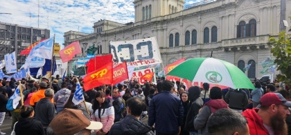 Paro General: sindicatos y organizaciones sociales se movilizaron en Paraná
