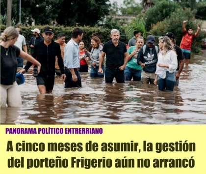 A cinco meses de asumir, la gestión del porteño Frigerio aún no arrancó