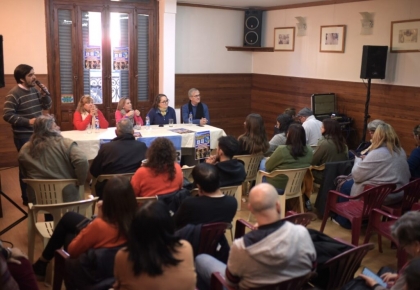 Se presentó la lista de unidad entre AGMER y ATE para las elecciones de la Caja