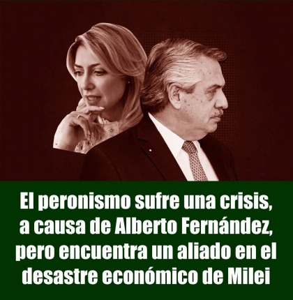 El peronismo sufre una crisis a causa de Alberto Fernández, pero encuentra un aliado en el desastre económico de Milei