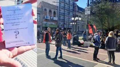 Docentes entrerrianos visibilizaron su reclamo salarial y le respondieron al ministro frigerista Troncoso