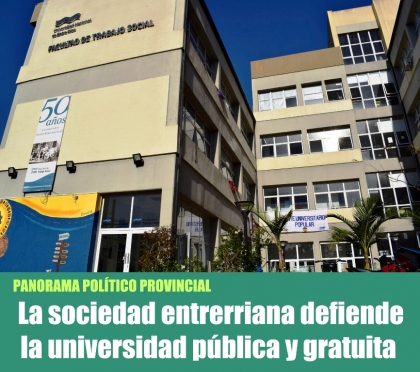La sociedad entrerriana defiende la universidad pública y gratuita