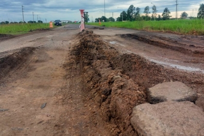 Frigerio en modo Milei: Está en mal estado la Ruta Nacional 18 y no se hacen las obras