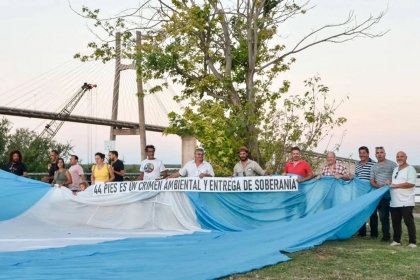 La Asamblea Ciudadana en defensa del río Paraná se opone al dragado: Es un crimen ambiental y una entrega de la soberanía