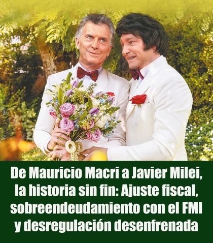 De Mauricio Macri a Javier Milei, la historia sin fin: Ajuste fiscal, sobreendeudamiento con el FMI y desregulación desenfrenada