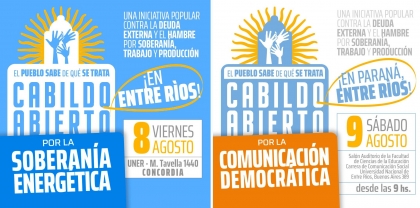 La CTA debatirá en Entre Ríos los Cabildos por la Soberanía Energética y la Comunicación Democrática