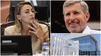 Lorena Arrozogaray pregunta por el vínculo entre Frigerio y la droguería Suizo Argentina