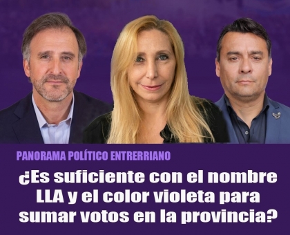 ¿Es suficiente con el nombre LLA y el color violeta para sumar votos en la provincia?