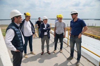 Adán Bahl y Guillermo Michel visitaron la empresa Dreyfus en Santa Elena