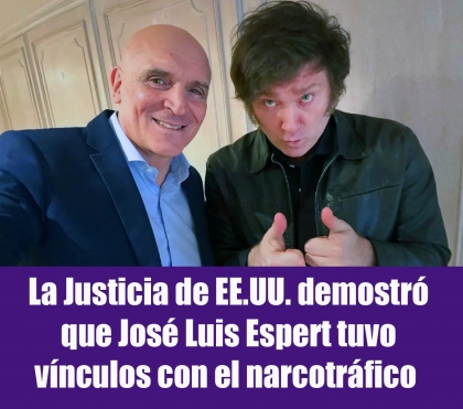 La Justicia de EE.UU. demostró que José Luis Espert tuvo vínculos con el narcotráfico 