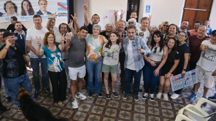 Los candidatos de Fuerza Entre Ríos militaron el departamento Uruguay