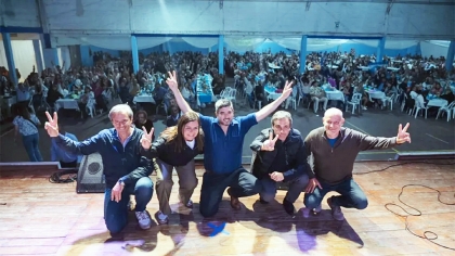 Adán Bahl y Guillermo Michel celebraron el Día de la Lealtad junto a 1.200 militantes peronistas en Villaguay
