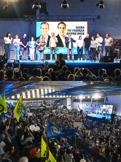 Adán Bahl y Guillermo Michel, en el tramo final de campaña, con un mensaje a los entrerrianos para frenar la locura de Milei
