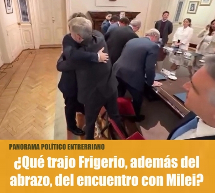 ¿Qué trajo Frigerio, además del abrazo, del encuentro con Milei?