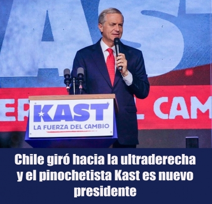 Chile giró hacia la ultraderecha y el pinochetista Kast es nuevo presidente