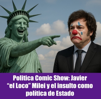 Politica Comic Show: Javier “el Loco” Milei y el insulto como política de Estado