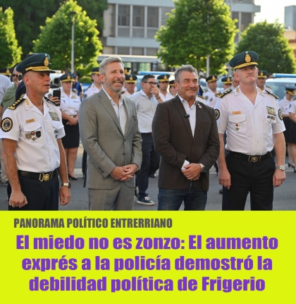 El miedo no es zonzo: El aumento exprés a la policía demostró la debilidad política de Frigerio