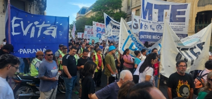 La Multisectorial de Entre Ríos marchó contra el retroceso esclavista