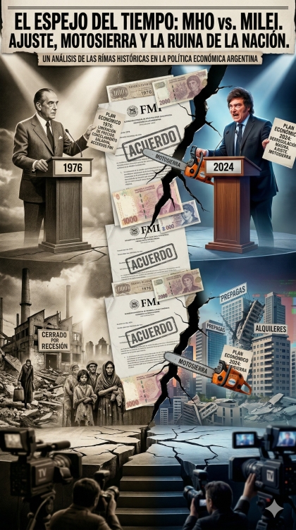 Las simetrías estructurales entre el plan de Martínez de Hoz y la era Milei
