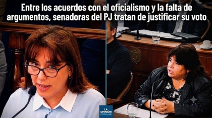 Entre los acuerdos con el oficialismo y la falta de argumentos, senadoras del PJ tratan de justificar su voto